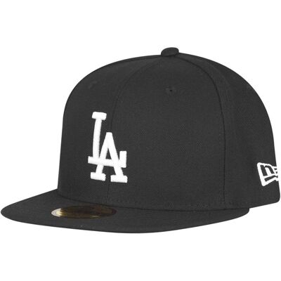 New Era, Herren, Cap, 59Fifty Cap - Los Angeles Dodgers schwarz - 7 3/4, Schwarz, (7 3/4) New Era, Herren, Cap, 59Fifty Cap - Los Angeles Dodgers schwarz - 7 3/4, Schwarz, (7 3/4)