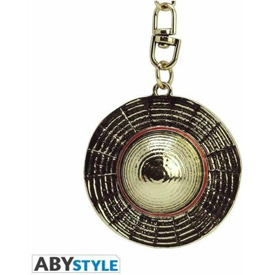 ABYstyle, Jungen, Schlüsselanhänger, ONE PIECE - Chapeau de Luffy - Porte-Cles 3D, Mehrfarbig ABYstyle, Jungen, Schlüsselanhänger, ONE PIECE - Chapeau de Luffy - Porte-Cles 3D, Mehrfarbig