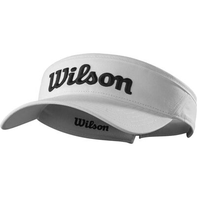 Wilson, Herren, Cap, - Visor Cap - White, Weiss, (One Size) Wilson, Herren, Cap, - Visor Cap - White, Weiss, (One Size)