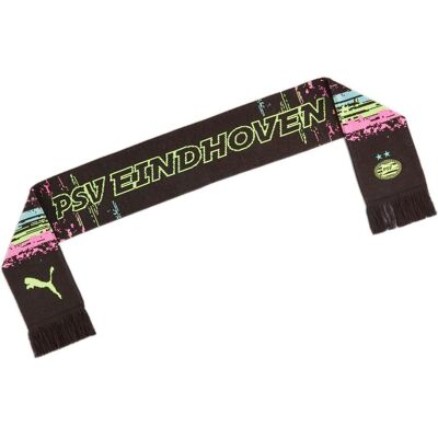 Puma Unisex, Schal, PSV ESS Scarf, Gelb, Schwarz Puma Unisex, Schal, PSV ESS Scarf, Gelb, Schwarz