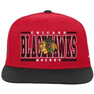 Outerstuff, Cap, Retro Deadstock Snapback Cap (Einheitsgrösse, Schwarz, Chicago Blackhawks), Schwarz Outerstuff, Cap, Retro Deadstock Snapback Cap (Einheitsgrösse, Schwarz, Chicago Blackhawks), Schwarz