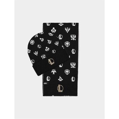 League of Legends, Damen, Mütze, Giftset (Beanie & Scarf), Schwarz, (One Size) League of Legends, Damen, Mütze, Giftset (Beanie & Scarf), Schwarz, (One Size)