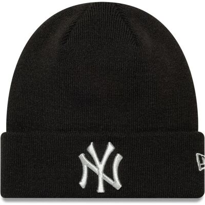 New Era, Herren, Mütze, Strick Wintermütze Beanie Metallic New York Yankees, Schwarz, (One Size) New Era, Herren, Mütze, Strick Wintermütze Beanie Metallic New York Yankees, Schwarz, (One Size)