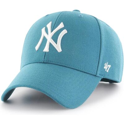 47 Brand, Herren, Cap, Snapback Cap - MLB New York Yankees dark teal, Türkis, Blau, (One Size) 47 Brand, Herren, Cap, Snapback Cap - MLB New York Yankees dark teal, Türkis, Blau, (One Size)