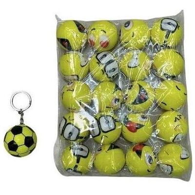 Adar, Schlüsselanhänger, Schaumstoffball-Schlüsselanhänger 4,5 cm (20 Stück), Mehrfarbig Adar, Schlüsselanhänger, Schaumstoffball-Schlüsselanhänger 4,5 cm (20 Stück), Mehrfarbig