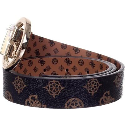 Guess Damen, Gürtel, Cesily, Textile Belt, Brown, For Women, Size S, Braun, Gold, Beige, (S) Guess Damen, Gürtel, Cesily, Textile Belt, Brown, For Women, Size S, Braun, Gold, Beige, (S)