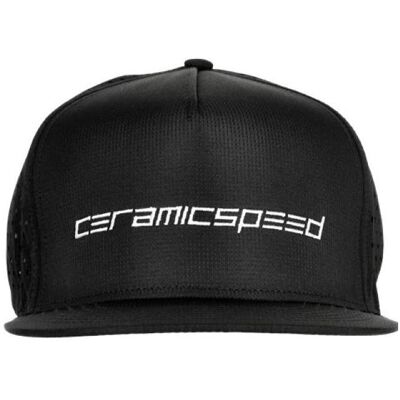 Ceramicspeed, Unisex, Cap, Flat Brim, Schwarz, (One Size) Ceramicspeed, Unisex, Cap, Flat Brim, Schwarz, (One Size)