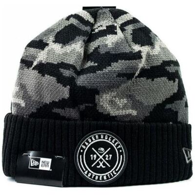 Bauer, Unisex, Mütze, NE Patch Wintermütze, Mehrfarbig, Schwarz, Grau Bauer, Unisex, Mütze, NE Patch Wintermütze, Mehrfarbig, Schwarz, Grau