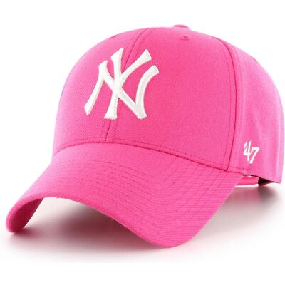 47 Brand, Unisex, Cap, NY Yankees, Rosa, Pink, (One Size) 47 Brand, Unisex, Cap, NY Yankees, Rosa, Pink, (One Size)