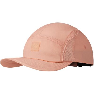 Buff, Unisex, Stirnband, 5-Panel-Go-Cap in einfarbiger Koralle, Pink Buff, Unisex, Stirnband, 5-Panel-Go-Cap in einfarbiger Koralle, Pink