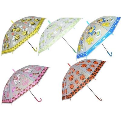 Swede, Mädchen, Regenschirm, MIX Regenschirm, Mehrfarbig Swede, Mädchen, Regenschirm, MIX Regenschirm, Mehrfarbig