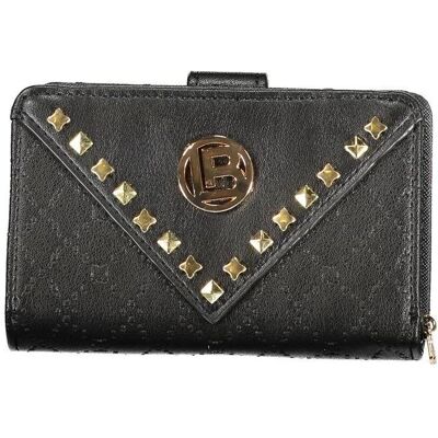 Laura Biagiotti, Damen, Portemonnaie, Schwarze Polyethylen-Geldbörse für Damen, Schwarz Laura Biagiotti, Damen, Portemonnaie, Schwarze Polyethylen-Geldbörse für Damen, Schwarz