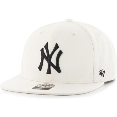 47 Brand, Herren, Cap, Snapback Cap - NO SHOT New York Yankees natural, Beige, Weiss, (One Size) 47 Brand, Herren, Cap, Snapback Cap - NO SHOT New York Yankees natural, Beige, Weiss, (One Size)