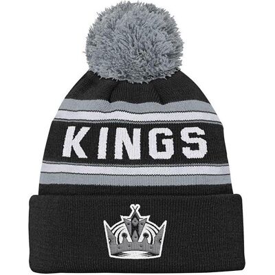 Outerstuff, Mütze, Jacquard-Strickmütze mit Bündchen, NHL (Los Angeles, YTH) Outerstuff, Mütze, Jacquard-Strickmütze mit Bündchen, NHL (Los Angeles, YTH)