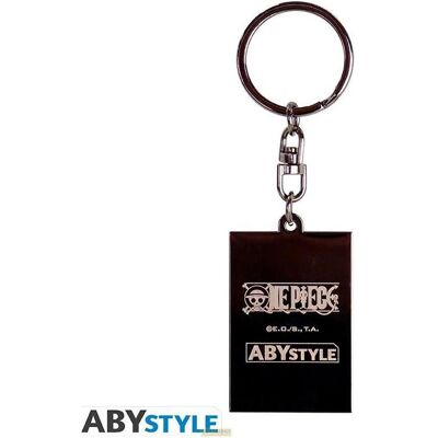 ABYstyle, Schlüsselanhänger, Portachiavi One Piece : Wanted Luffy (AX2), Mehrfarbig ABYstyle, Schlüsselanhänger, Portachiavi One Piece : Wanted Luffy (AX2), Mehrfarbig