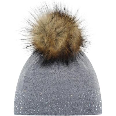 Eisbär, Damen, Mütze, Women's Nalin Lux Crystal, Grau, (One Size) Eisbär, Damen, Mütze, Women's Nalin Lux Crystal, Grau, (One Size)