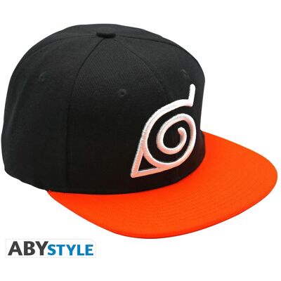 ABYstyle, Cap, Naruto Shippuden: Konoha, Orange, Schwarz, (One Size) ABYstyle, Cap, Naruto Shippuden: Konoha, Orange, Schwarz, (One Size)