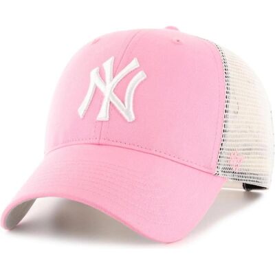 47 Brand, Jungen, Cap, Trucker Kinder Cap - BRANSON New York Yankees - Kid, Rosa, Weiss, Pink, (52, 53, 54, 55, 56) 47 Brand, Jungen, Cap, Trucker Kinder Cap - BRANSON New York Yankees - Kid, Rosa, Weiss, Pink, (52, 53, 54, 55, 56)