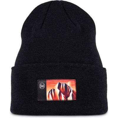 Buff, Mütze, Strickmütze Lilon Gem Schwarz, Schwarz Buff, Mütze, Strickmütze Lilon Gem Schwarz, Schwarz