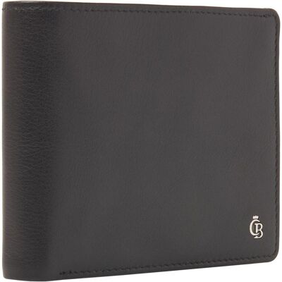 Castelijn & Beerens, Herren, Portemonnaie, Gelsbörse RFID Leder 11,5 cm, Schwarz Castelijn & Beerens, Herren, Portemonnaie, Gelsbörse RFID Leder 11,5 cm, Schwarz