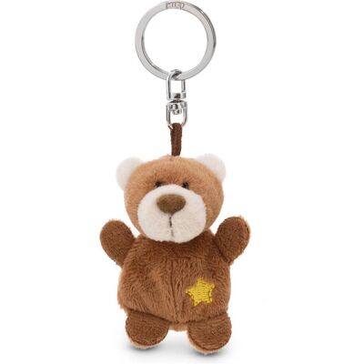 Magni, Unisex, Schlüsselanhänger, NICI Schlüsselanhänger Bär braun mit Stern 5cm, Braun Magni, Unisex, Schlüsselanhänger, NICI Schlüsselanhänger Bär braun mit Stern 5cm, Braun