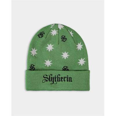Harry Potter: Wizards Unite, Jungen, Mütze, Slytherin Boys Turnup Beanie, Grün, (One Size) Harry Potter: Wizards Unite, Jungen, Mütze, Slytherin Boys Turnup Beanie, Grün, (One Size)