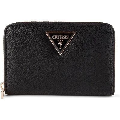 Guess Damen, Portemonnaie, Laurel II SLG Medium Zip Around Wallet, Schwarz Guess Damen, Portemonnaie, Laurel II SLG Medium Zip Around Wallet, Schwarz