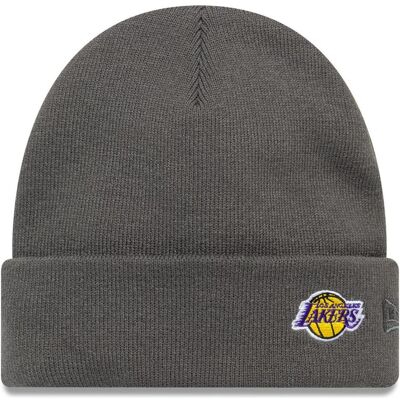 New Era, Herren, Mütze, Wintermütze Cuff Beanie - Mini Los Angeles Lakers, Grau, (One Size) New Era, Herren, Mütze, Wintermütze Cuff Beanie - Mini Los Angeles Lakers, Grau, (One Size)