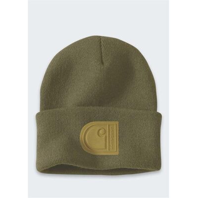Carhartt, Unisex, Mütze, C Patch Beanie Dunkelbronzegrün, Bronze, Grün Carhartt, Unisex, Mütze, C Patch Beanie Dunkelbronzegrün, Bronze, Grün