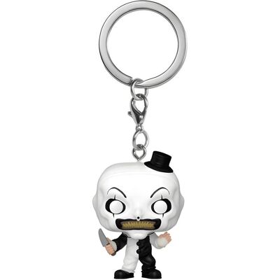 Funko, Unisex, Schlüsselanhänger, KEY Terrifier S11, Weiss, Schwarz, Gelb, Silber Funko, Unisex, Schlüsselanhänger, KEY Terrifier S11, Weiss, Schwarz, Gelb, Silber