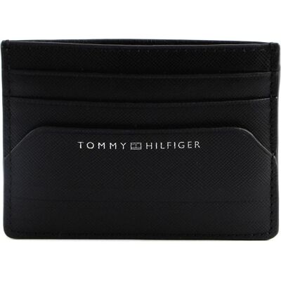 Tommy Hilfiger Herren, Portemonnaie, TH Business CC Holder, Schwarz Tommy Hilfiger Herren, Portemonnaie, TH Business CC Holder, Schwarz