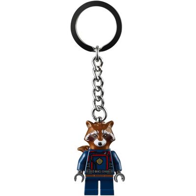 Lego Unisex, Schlüsselanhänger, Rocket Raccoon Schlüsselanhänger, Mehrfarbig Lego Unisex, Schlüsselanhänger, Rocket Raccoon Schlüsselanhänger, Mehrfarbig