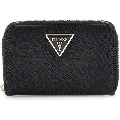 Guess Damen, Portemonnaie, Laurel Damen-Geldbörse Slg Medium, Schwarz Guess Damen, Portemonnaie, Laurel Damen-Geldbörse Slg Medium, Schwarz