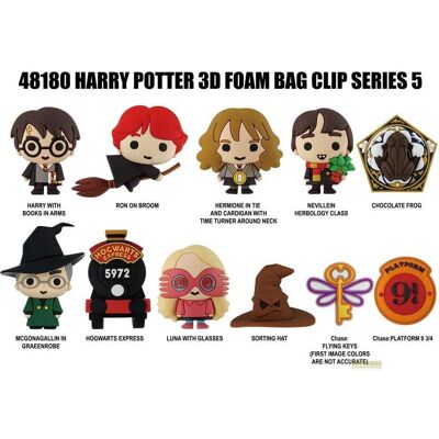 Monogram, Schlüsselanhänger, Harry Potter Serie 5 - 3D Foam Bag Clip, Mehrfarbig Monogram, Schlüsselanhänger, Harry Potter Serie 5 - 3D Foam Bag Clip, Mehrfarbig
