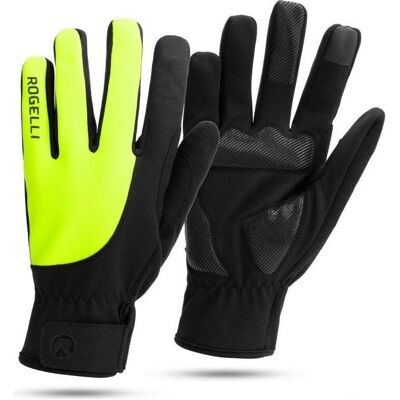 Rogelli, Herren, Handschuhe, Core II, Schwarz, Gelb, (L) Rogelli, Herren, Handschuhe, Core II, Schwarz, Gelb, (L)