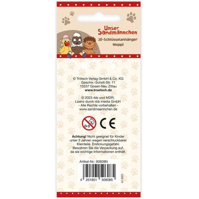 Trötsch, Schlüsselanhänger, Unser Sandmännchen Schlüsselanh Trötsch, Schlüsselanhänger, Unser Sandmännchen Schlüsselanh