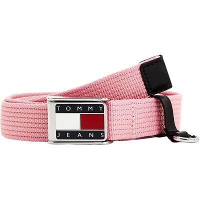 Tommy Hilfiger Damen, Gürtel, TJW NEUER GANG BEIRT AW0AW11651 Die 80, Pink Tommy Hilfiger Damen, Gürtel, TJW NEUER GANG BEIRT AW0AW11651 Die 80, Pink