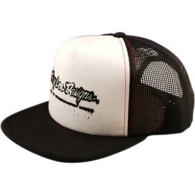 Troy Lee Designs, Unisex, Cap, Trucker Snapback Cap, Repeat, black/white, one size, Weiss, Schwarz, (One Size) Troy Lee Designs, Unisex, Cap, Trucker Snapback Cap, Repeat, black/white, one size, Weiss, Schwarz, (One Size)