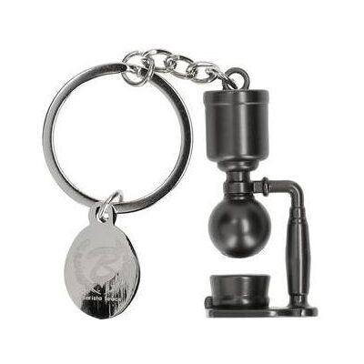 Barista Space, Schlüsselanhänger, Siphon-Schlüsselanhänger, Schwarz Barista Space, Schlüsselanhänger, Siphon-Schlüsselanhänger, Schwarz