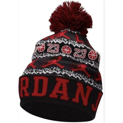 Air Jordan, Unisex, Cap, Peak Unisex Pom-Pom Winter Hat - FN4673-010, Rot, Schwarz Air Jordan, Unisex, Cap, Peak Unisex Pom-Pom Winter Hat - FN4673-010, Rot, Schwarz