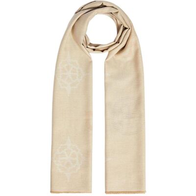 Guess Damen, Schal, Textile Scarf, Beige, 80 x 190 cm, For Women, Beige Guess Damen, Schal, Textile Scarf, Beige, 80 x 190 cm, For Women, Beige