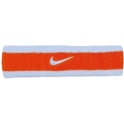 Nike, Unisex, Schweissband, Swoosh-Stirnband, Orange, Blau Nike, Unisex, Schweissband, Swoosh-Stirnband, Orange, Blau