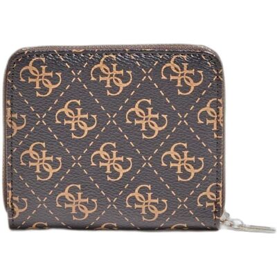 Guess Damen, Portemonnaie, Camy, Textile Wallet, SLG Small Zip, Brown, For Women, Braun, Mehrfarbig Guess Damen, Portemonnaie, Camy, Textile Wallet, SLG Small Zip, Brown, For Women, Braun, Mehrfarbig