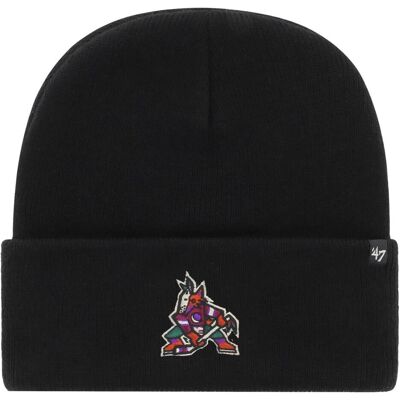 47 Brand, Herren, Mütze, Beanie Haymaker Arizona Coyotes, Schwarz 47 Brand, Herren, Mütze, Beanie Haymaker Arizona Coyotes, Schwarz