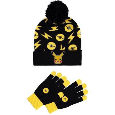Difuzed, Herren, Mütze, Mütze & Handschuh: Pokémon Pikachu Classic, Mehrfarbig Difuzed, Herren, Mütze, Mütze & Handschuh: Pokémon Pikachu Classic, Mehrfarbig