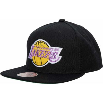 Mitchell & Ness, Herren, Cap, Snapback Cap - Top Spot Los Angeles Lakers, Schwarz, (One Size) Mitchell & Ness, Herren, Cap, Snapback Cap - Top Spot Los Angeles Lakers, Schwarz, (One Size)