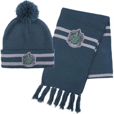 Cerda, Mädchen, Schal, HARRY POTTER - Set Bonnet Pompon + Echarpe - Serpentard - Enfants, Grün Cerda, Mädchen, Schal, HARRY POTTER - Set Bonnet Pompon + Echarpe - Serpentard - Enfants, Grün