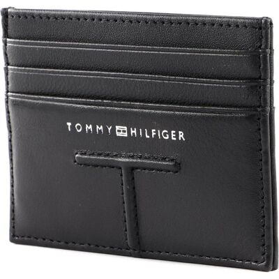 Tommy Hilfiger Herren, Portemonnaie, TH Central CC Holder, Schwarz Tommy Hilfiger Herren, Portemonnaie, TH Central CC Holder, Schwarz