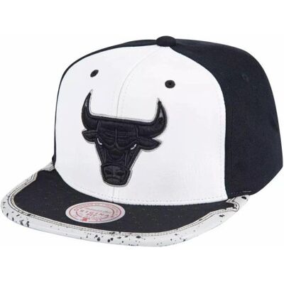Mitchell & Ness, Herren, Cap, Chicago Bulls Day One Snapback Bulls Cap, Weiss, Schwarz, Mehrfarbig Mitchell & Ness, Herren, Cap, Chicago Bulls Day One Snapback Bulls Cap, Weiss, Schwarz, Mehrfarbig