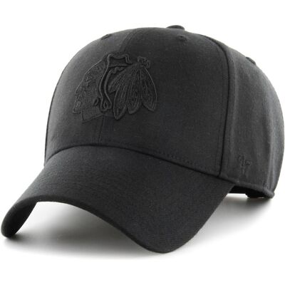 47 Brand, Herren, Cap, Snapback Cap - NHL Chicago Blackhawks Schwarz, Schwarz, (One Size) 47 Brand, Herren, Cap, Snapback Cap - NHL Chicago Blackhawks Schwarz, Schwarz, (One Size)